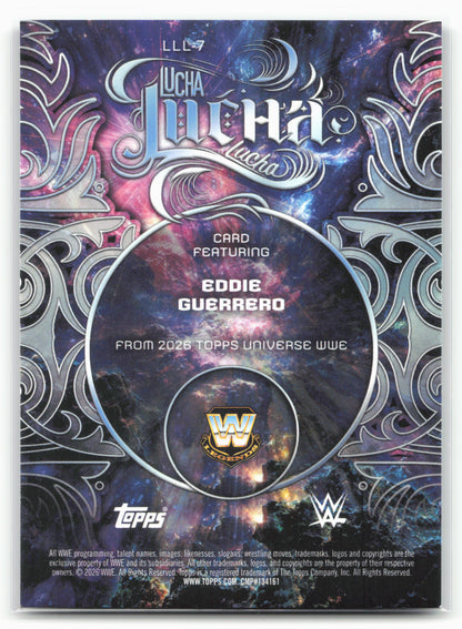 2026 Topps Universe WWE #LLL-7 Eddie Guerrero Lucha Lucha Lucha
