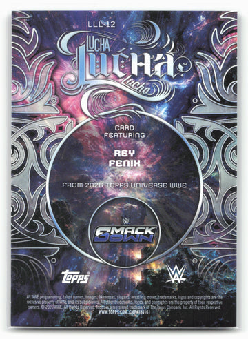 2026 Topps Universe WWE #LLL-12 Rey Fenix Lucha Lucha Lucha