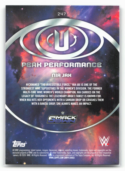 2026 Topps Universe WWE #247 Nia Jax