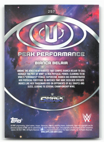 2026 Topps Universe WWE #257 Bianca Belair