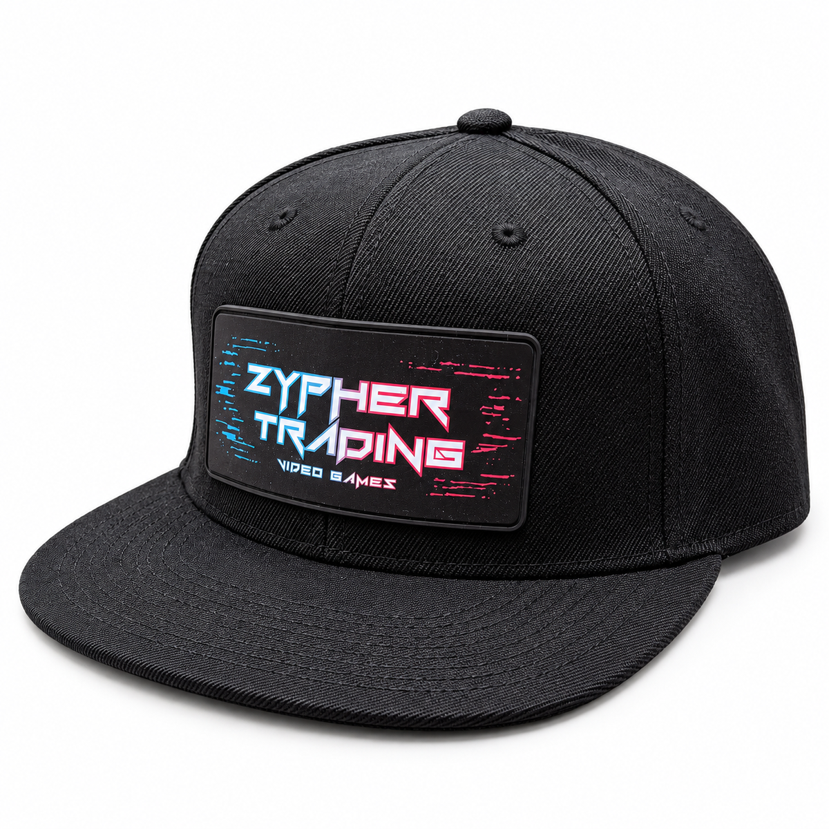 Zypher Trading Premium Snapback Hat – Neon Full Logo Patch