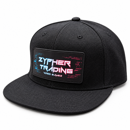 Zypher Trading Premium Snapback Hat – Neon Full Logo Patch