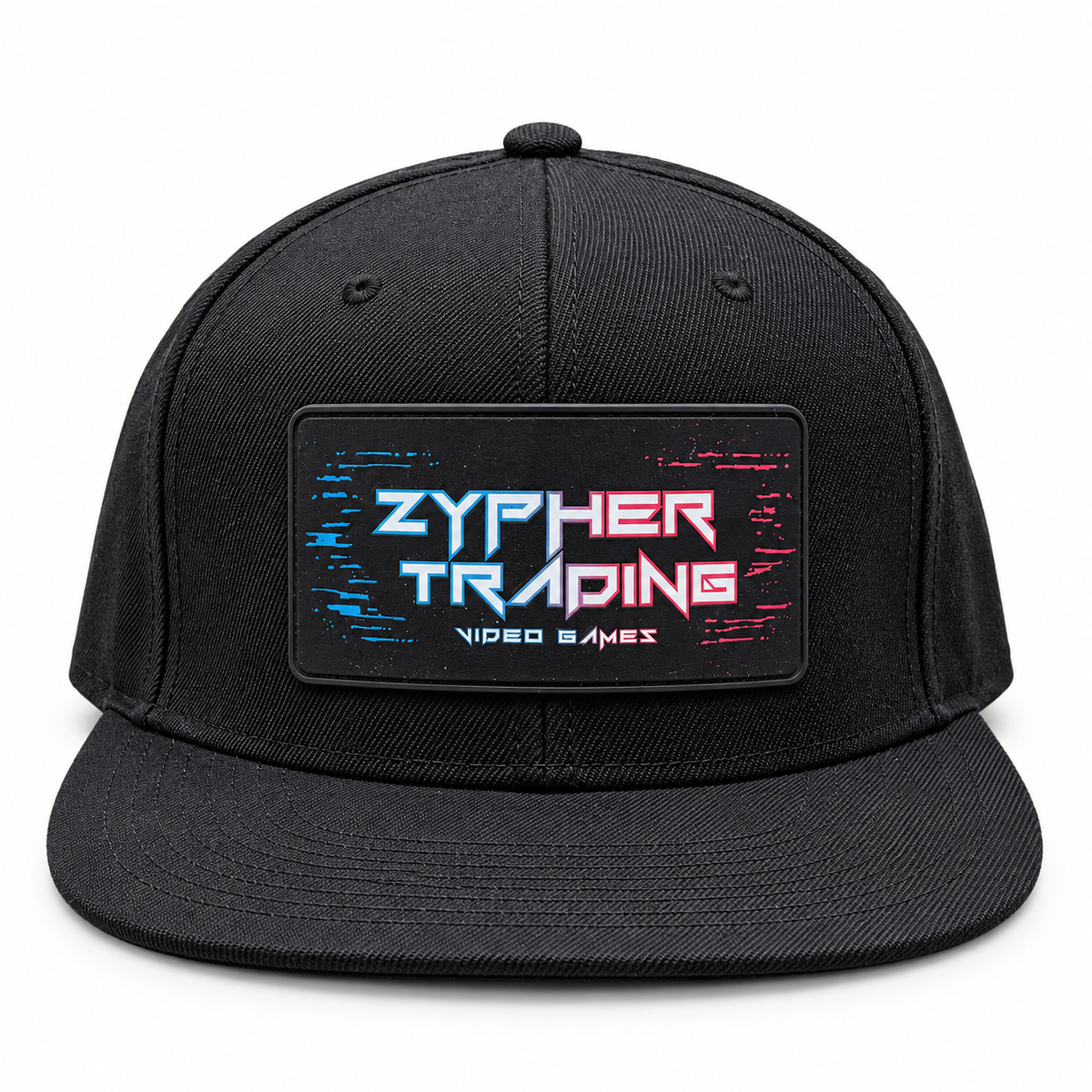 Zypher Trading Premium Snapback Hat – Neon Full Logo Patch