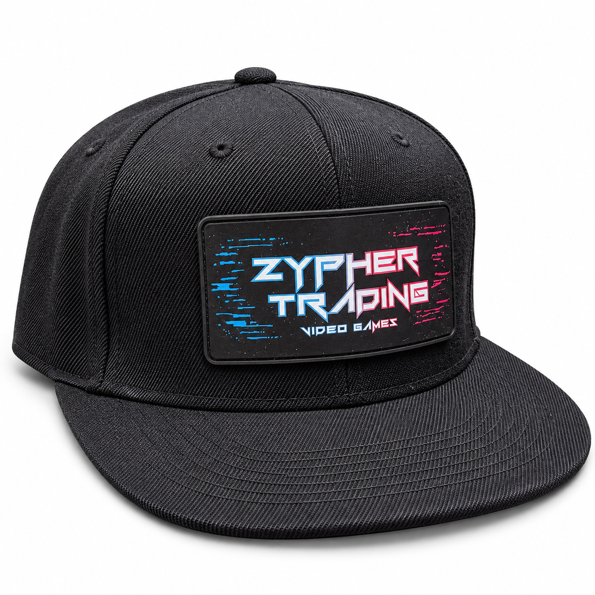 Zypher Trading Premium Snapback Hat – Neon Full Logo Patch