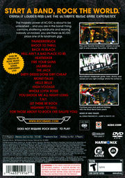 
AC/DC Live: Rock Band - Track Pack | PlayStation 2 | North American back cover | UPC 014633191677 | Source: LaunchBox 19130