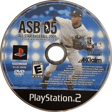 
All-Star Baseball 2005 | PlayStation 2 | North American disc | SLUS-20838