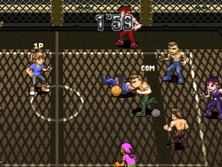 
All-Star Slammin' D-Ball | PlayStation | gameplay screenshot | PSXDataCenter linked regional Super Slammin' Dodgeball SLES-03961 ss5