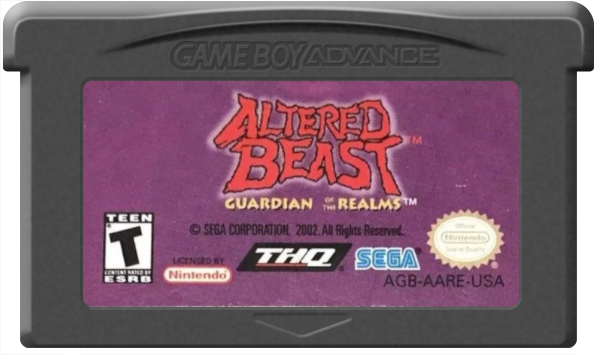 
Altered Beast Guardian of the Realms Nintendo Game Boy Advance game cartridge
