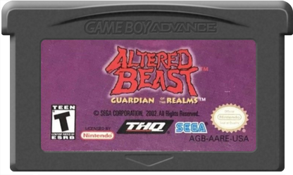 
Altered Beast Guardian of the Realms Nintendo Game Boy Advance game cartridge