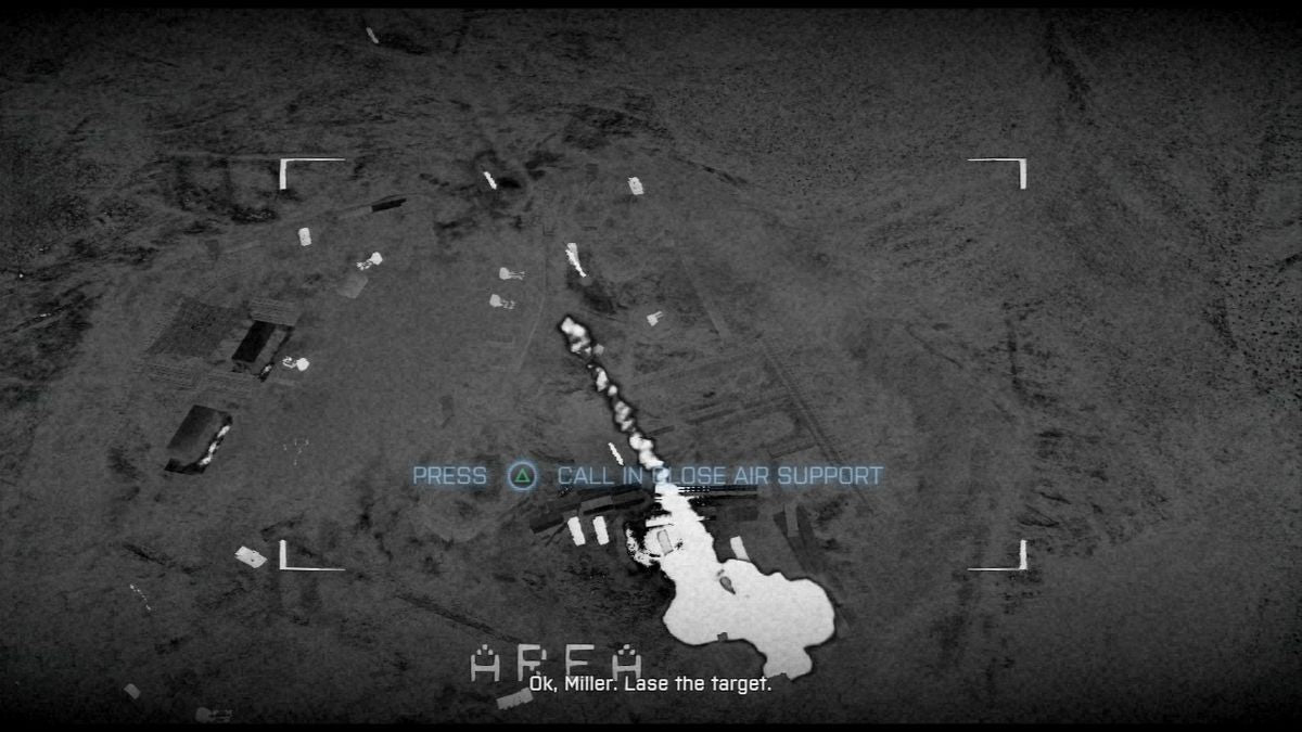 
Battlefield 3 | PlayStation 3 | gameplay screenshot | aerial targeting close-air-support HUD