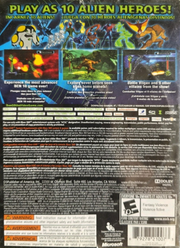 
Ben 10: Alien Force - Vilgax Attacks Xbox 360 North American back cover