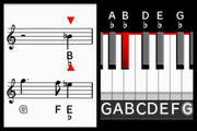
Brain Age²: More Training in Minutes a Day! | Nintendo DS | gameplay screenshot | piano note exercise