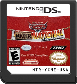 
Cars: Mater-National Championship | Nintendo DS | cartridge | NTR-YCME-USA