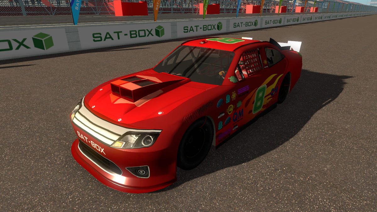 
Crash Car Racer Nintendo Wii gameplay screenshot — daytime circuit race with position, lap, speed, and damage HUD