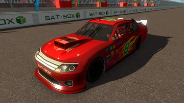 
Crash Car Racer Nintendo Wii gameplay screenshot — daytime circuit race with position, lap, speed, and damage HUD