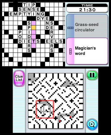 
Crosswords Plus | Nintendo 3DS | gameplay screenshot 3