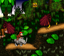 
Donkey Kong Country SNES gameplay screenshot 2
