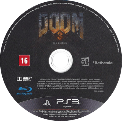 
DOOM 3: BFG Edition | PS3 | back cover | LaunchBox North America