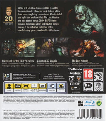 
DOOM 3: BFG Edition | PS3 | physical media | LaunchBox North America