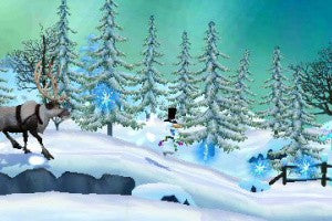 Frozen: Olaf's Quest | Nintendo 3DS | gameplay screenshot | level-start platforming
