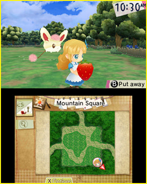 
Hometown Story | Nintendo 3DS | cinematic screenshot 2 | villager dialogue