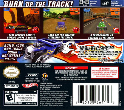 
Hot Wheels: Track Attack | Nintendo DS | back cover