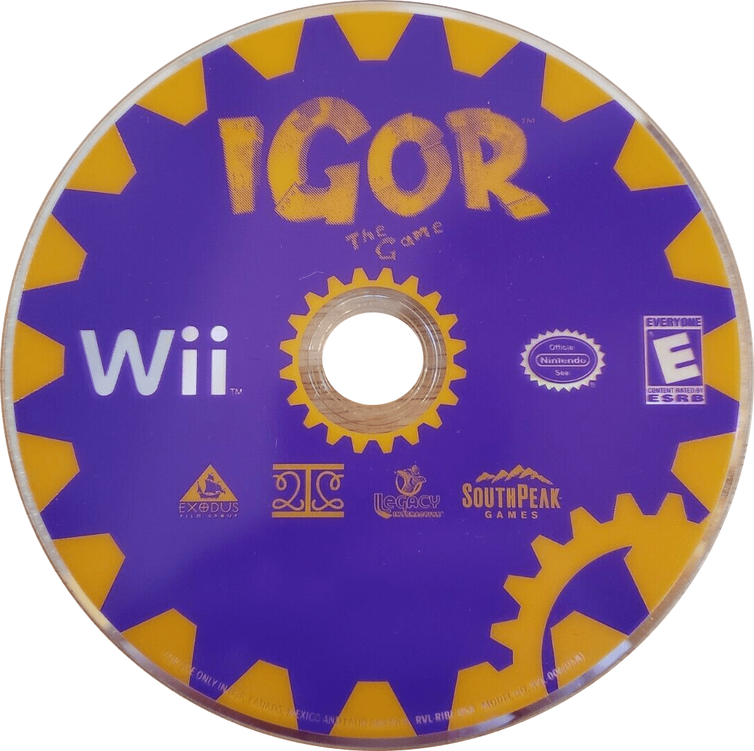 
Igor: The Game | Nintendo Wii | disc