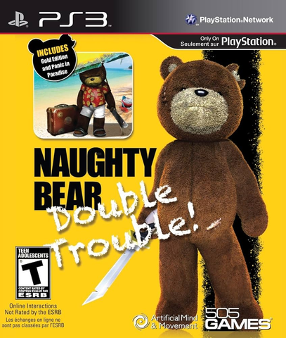 Naughty Bear: Double Trouble | Sony PlayStation 3 | PS3