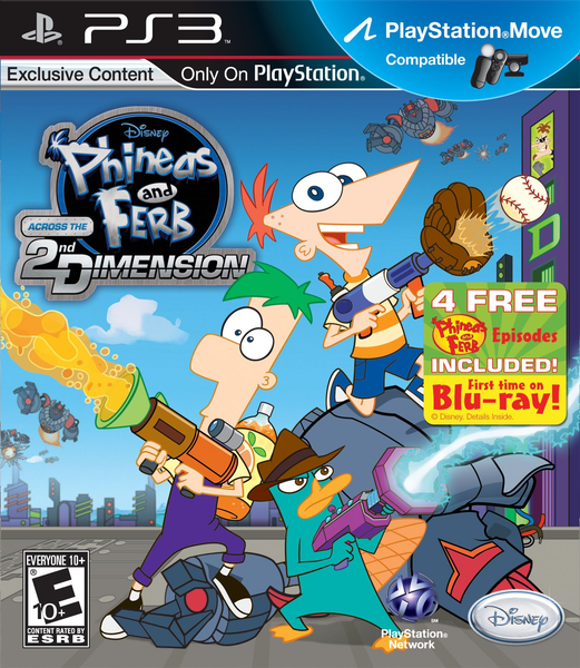 Phineas and Ferb: Across the 2nd Dimension | Sony PlayStation 3 | PS3