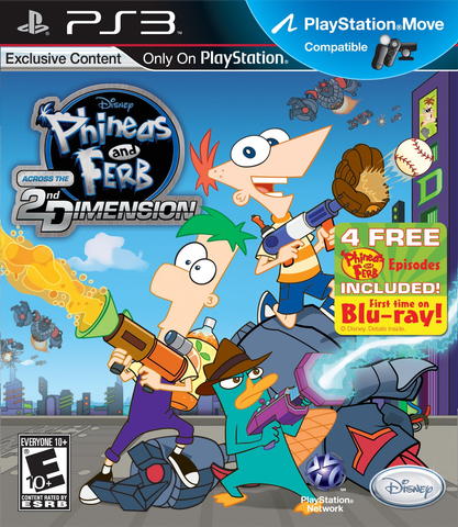 Phineas and Ferb: Across the 2nd Dimension | Sony PlayStation 3 | PS3