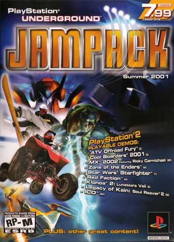 PlayStation Underground Jampack: Summer 2001 | Sony PlayStation 2 | PS2