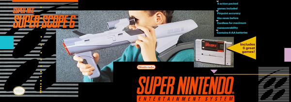 Super NES Super Scope 6 Bundle | SNES | Super Nintendo Entertainment System