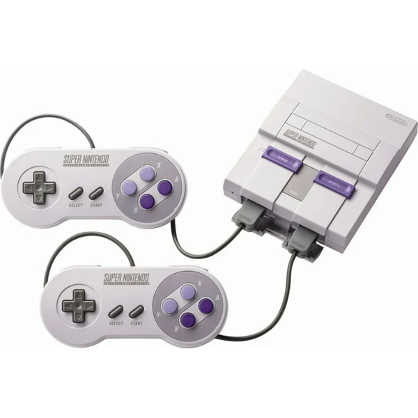 Super Nintendo Entertainment System Classic | Controllers & Cables Included | SNES Classic