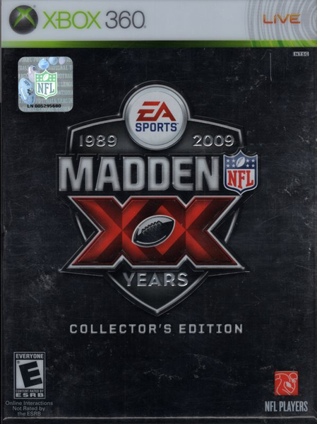 Madden NFL: XX Years (Collector's Edition) | Xbox 360