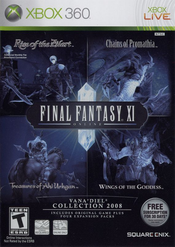 Final Fantasy XI Online: Vana'Diel Collection 2008 | Xbox 360