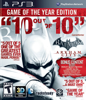
Batman: Arkham City - Game of the Year Edition | Sony PlayStation 3 | PS3