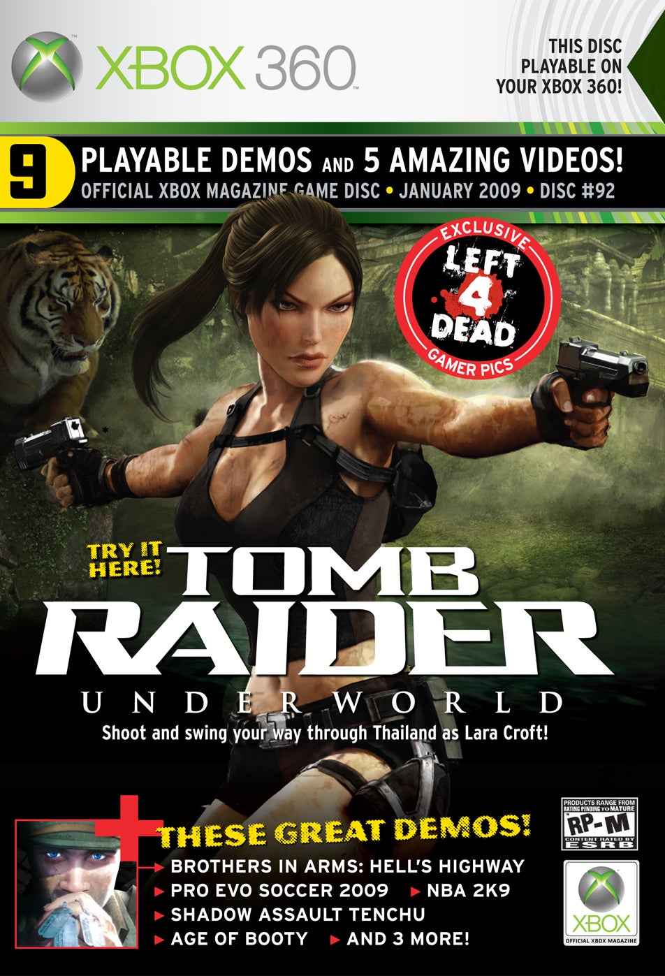 Official Xbox Magazine Demo Disc #92 January 2009 | Xbox 360