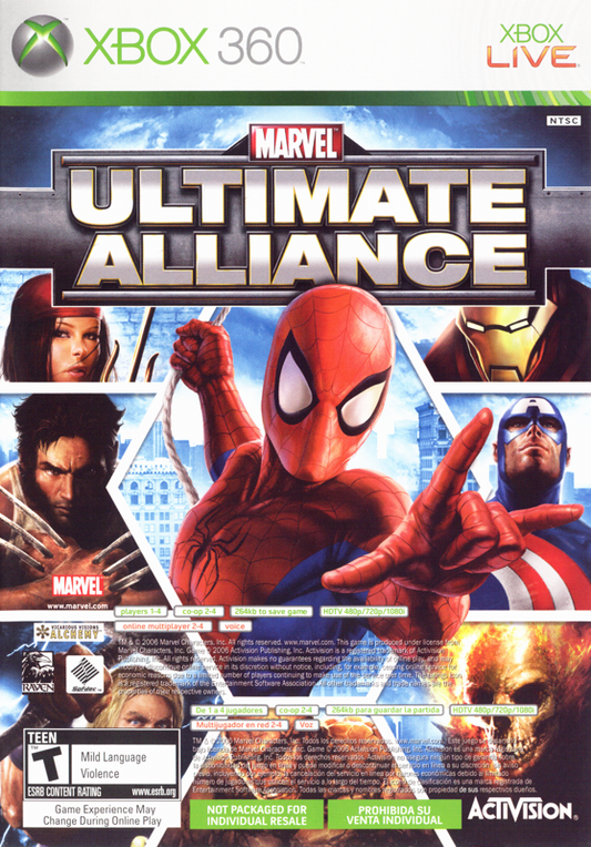 Marvel Ultimate Alliance / Forza Motorsport 2: Combo Pack | Xbox 360