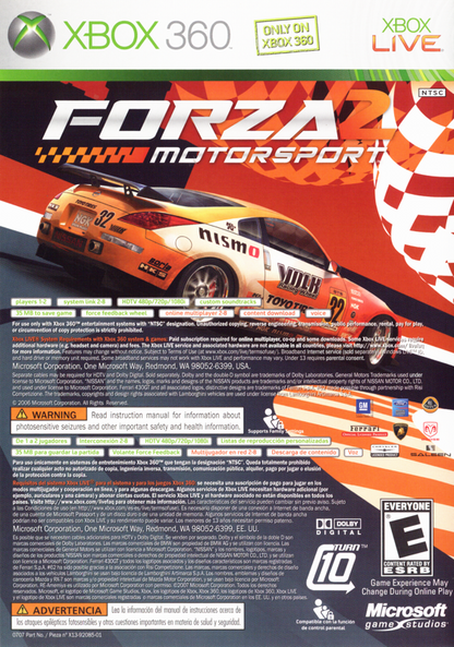 Marvel Ultimate Alliance / Forza Motorsport 2: Combo Pack | Xbox 360