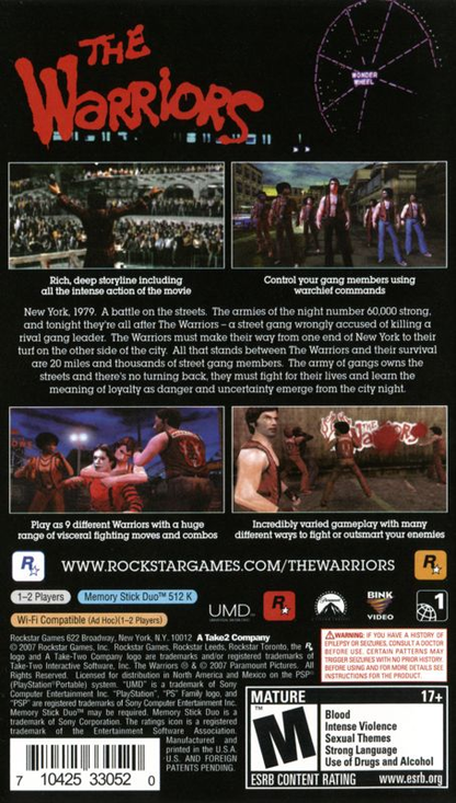 The Warriors | PlayStation Portable | PSP
