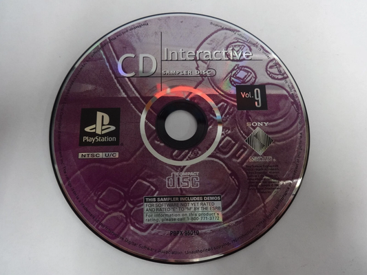Interactive CD Sampler Disc Vol. 9 | Sony PlayStation 1 | PS1