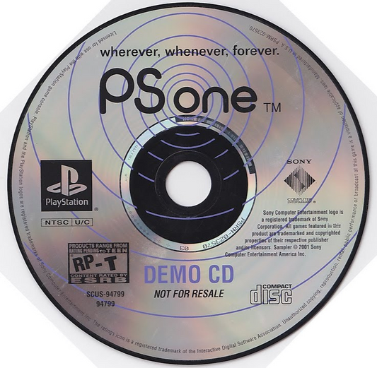 PS one Demo Disc - Wherever, Whenever, Forever... | Sony PlayStation 1 | PS1