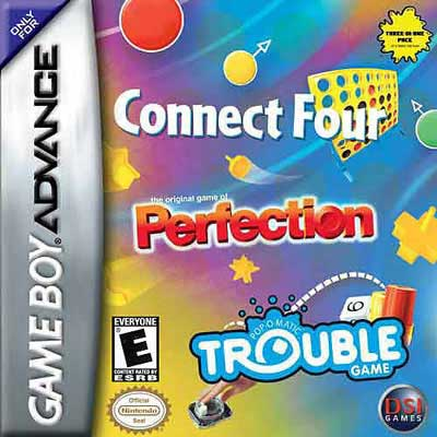 Connect Four/Trouble/Perfection | Nintendo Game Boy Advance
