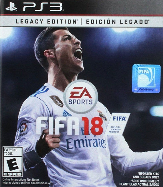 FIFA 18: Legacy Edition | Sony PlayStation 3 | PS3