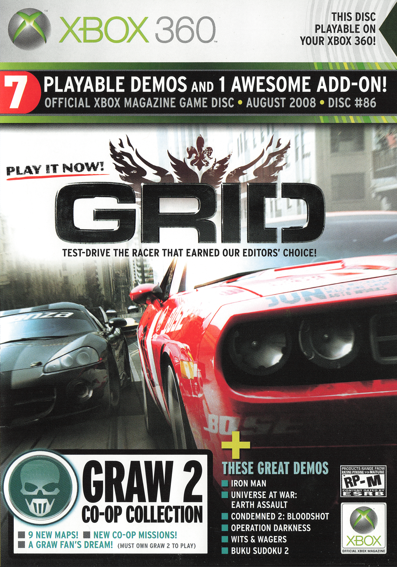 Official Xbox Magazine Demo Disc #86 August 2008 | Xbox