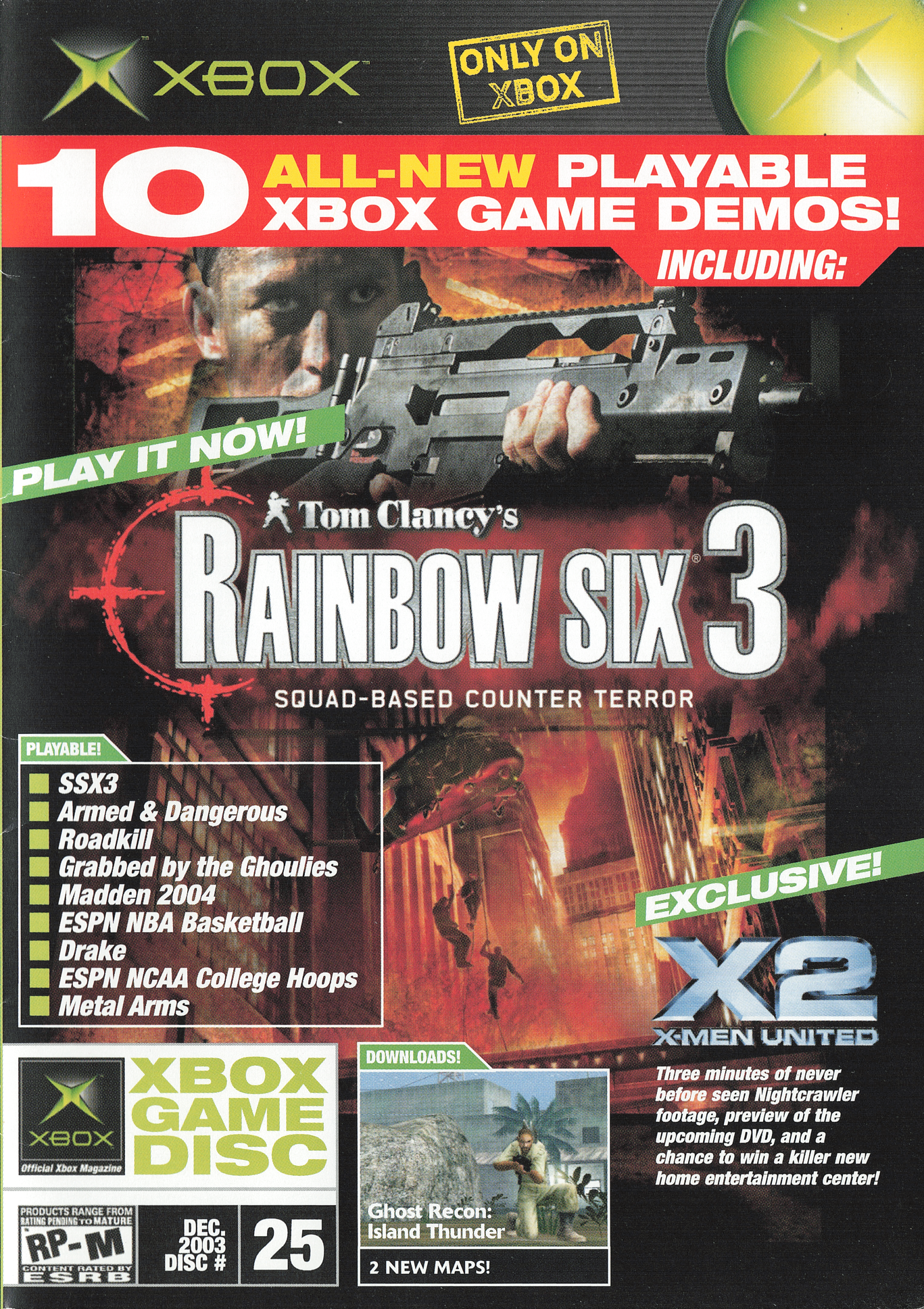 Official Xbox Magazine Demo Disc #25 December 2003 | Xbox