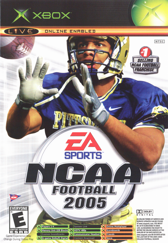 NCAA Football 2005 / Top Spin | Xbox