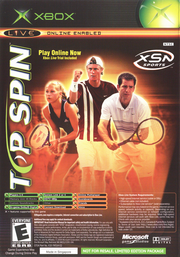 NCAA Football 2005 / Top Spin | Xbox