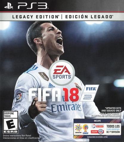
FIFA 18: Legacy Edition | Sony PlayStation 3 | PS3