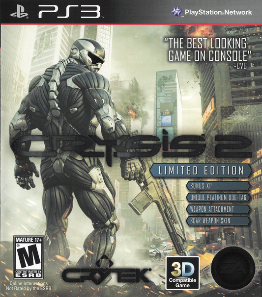 Crysis 2 (Limited Edition) | Sony PlayStation 3 | PS3